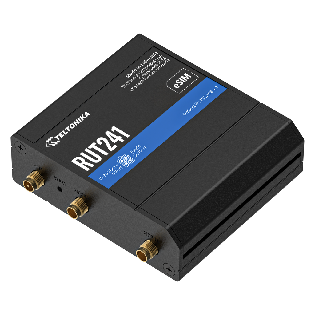 RUT241 4G LTE router (Europe, the Middle East, Africa,  Thailand) + SDK