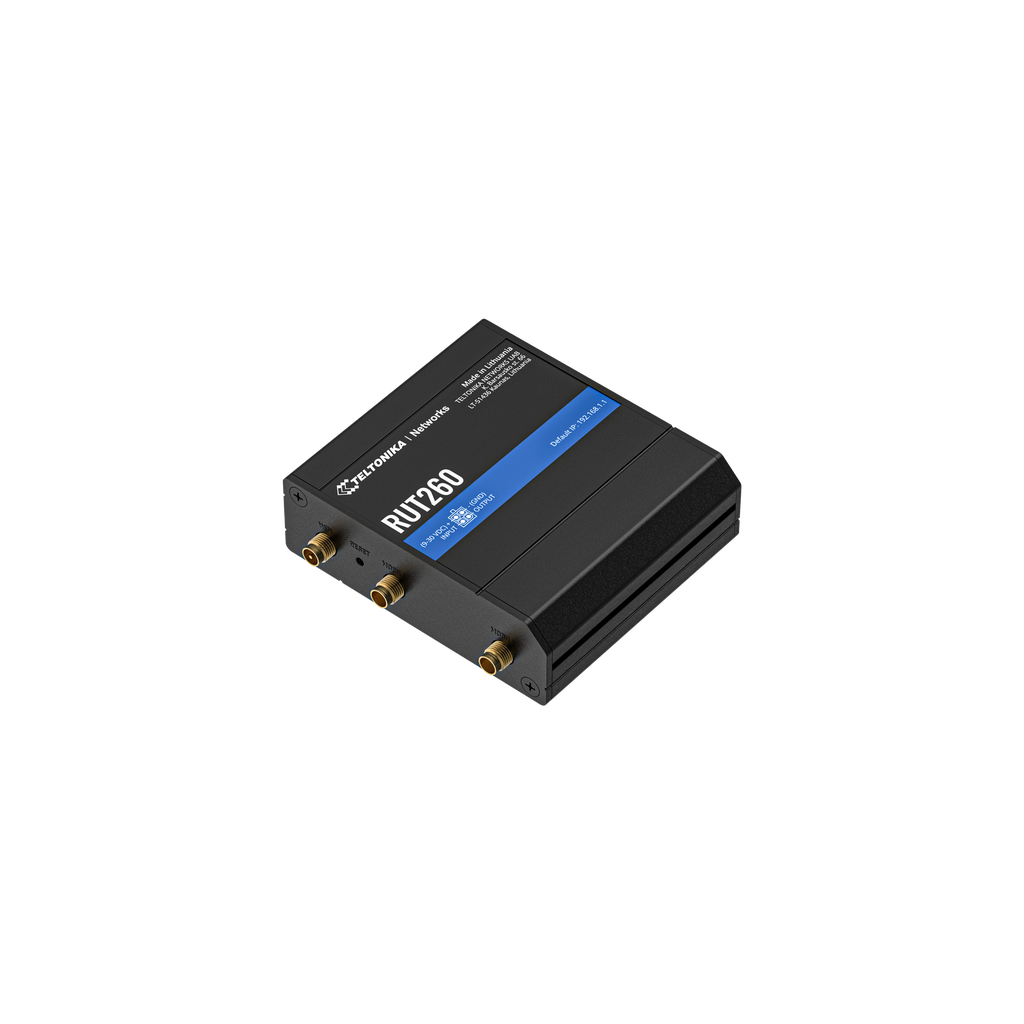 RUT260 LTE CAT 6 router (Europe, the Middle East, Africa, Korea, Thailand) + SDK