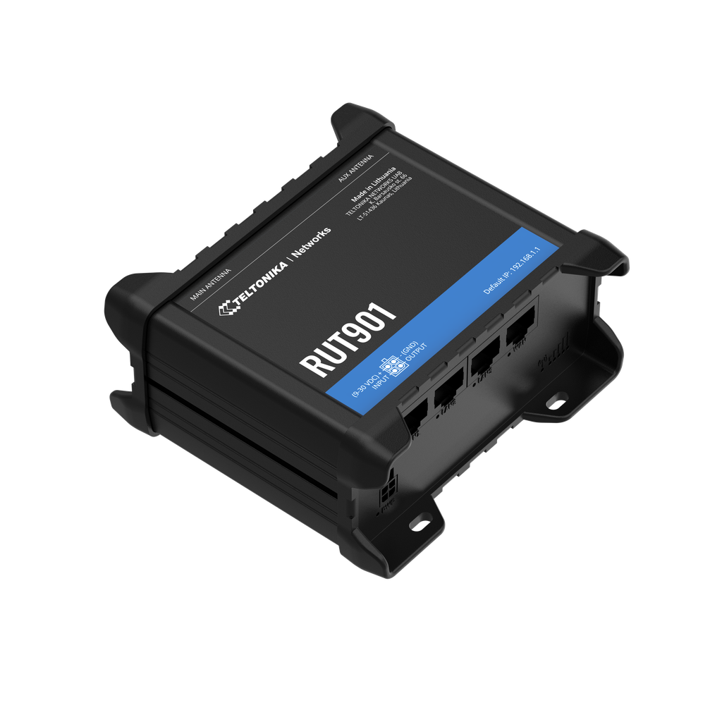 [RUT901] RUT901 4G LTE router (Europe, Asia-Pacific, Australia) + SDK