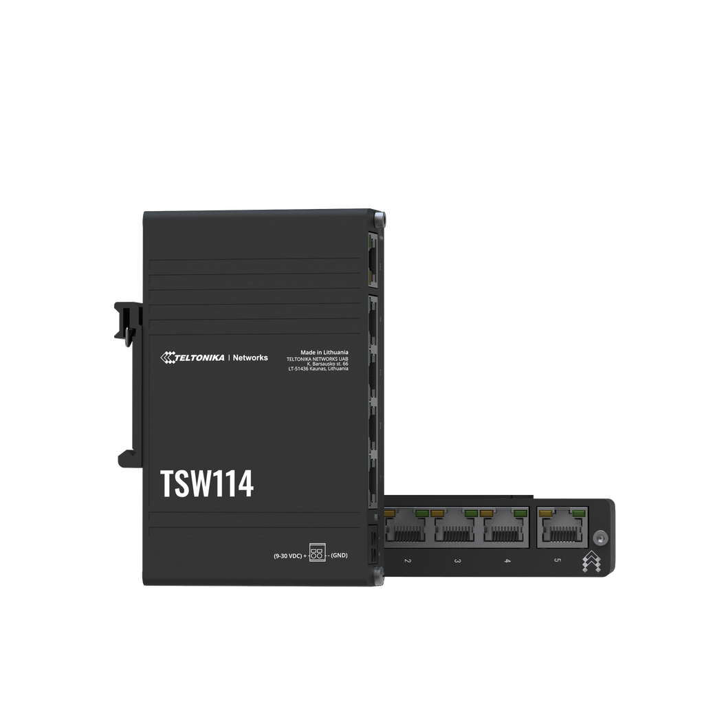 TSW114 (5 x RJ45 ports, 10/100/1000 Mbps)
