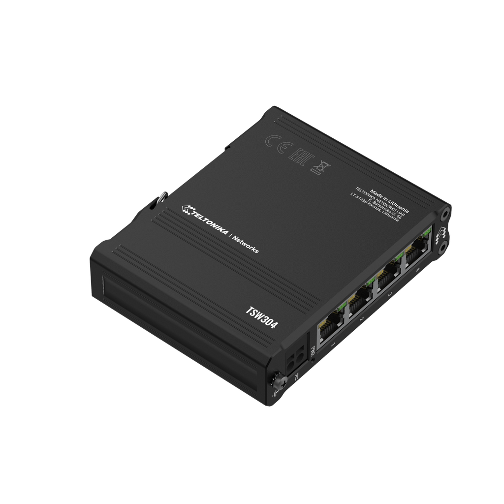 TSW304 (4 x RJ45 ports, 10/100/1000 Mbps)