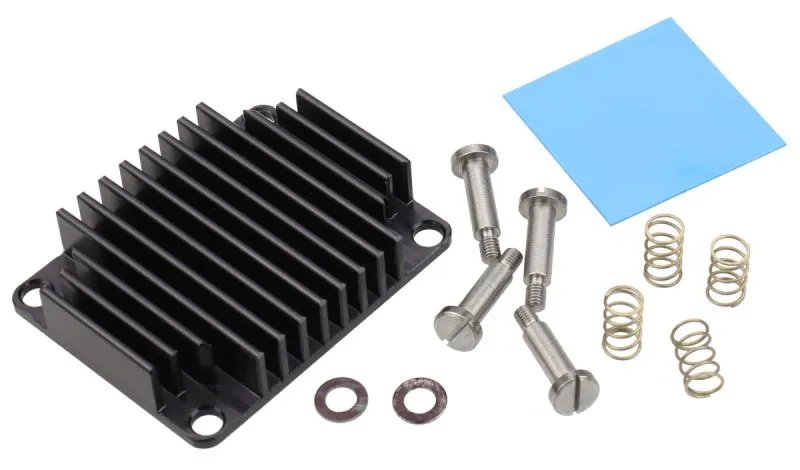 [33866_10671] Heat Sink for Trenz Modules TE0741-05, spring-loaded embedded (33866)