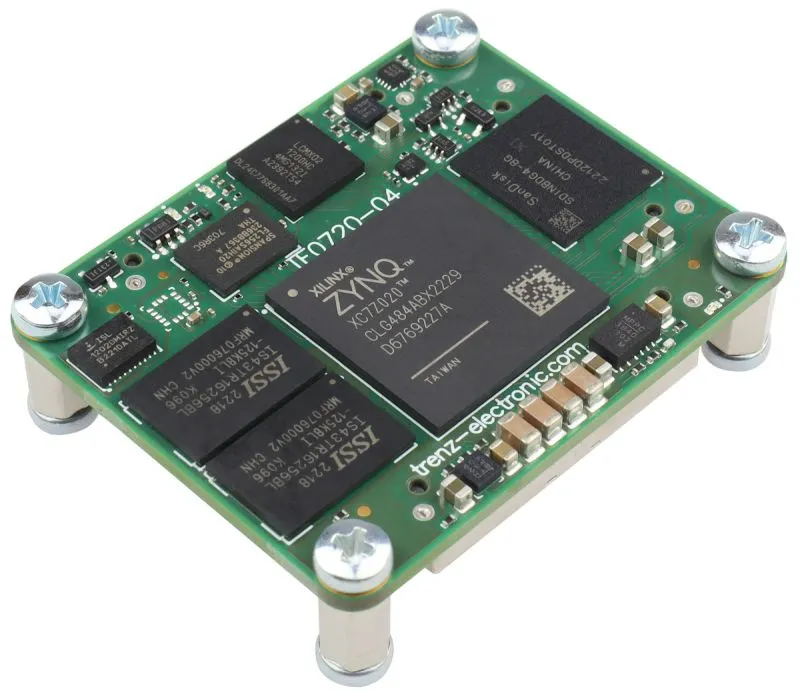 [TE0720-04-62I33MA_10777] SoC-Module with AMD Zynq™ 7020-2I, 1 GByte DDR3L, 8 GByte eMMC, 4 x 5 cm (TE0720-04-62I33MA)