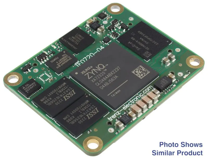 [TE0720-04-62I33ML_10778] SoC-Module with AMD Zynq™ 7020-2I, 1 GByte DDR3L, 8 GByte eMMC, 4 x 5 cm, LP (TE0720-04-62I33ML)