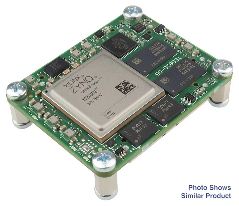 MPSoC Module with AMD Zynq™ UltraScale+™ ZU2EG-1I, 2 GByte DDR4 SDRAM, 4 x 5 cm (TE0820-05-2BI81MA)