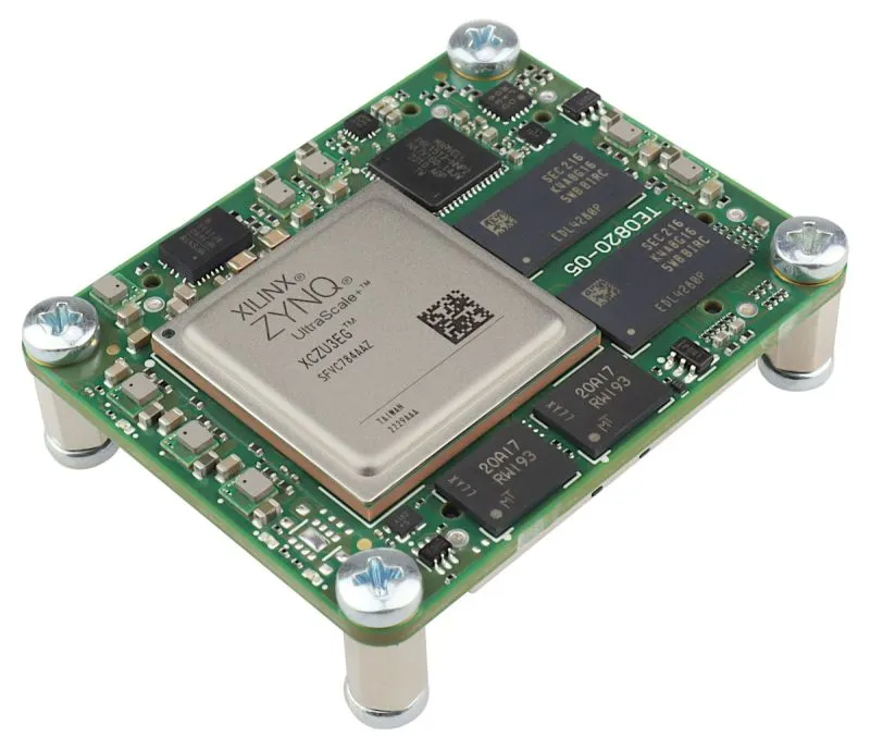 MPSoC Module with AMD Zynq™ UltraScale+™ ZU3EG-1E, 2 GByte DDR4 SDRAM, 4 x 5 cm (TE0820-05-3BE81MA)