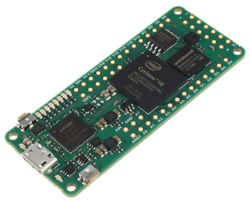 CYC1000 with Altera® Cyclone® 10 LP 10CL025-C8, 8 MByte SDRAM, 8 MByte Flash (TEI0003-03-QFCT4A)