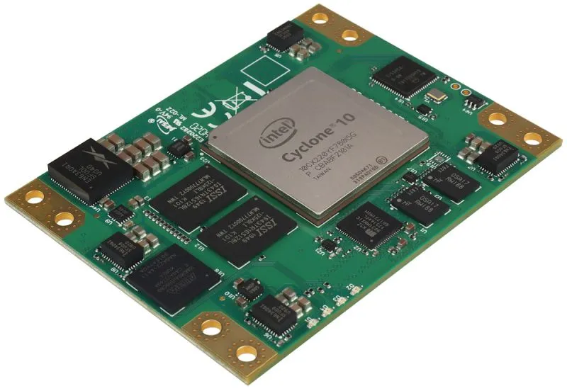 FPGA Module with Altera® Cyclone® 10 GX 10CX105-E5, 128 MByte DDR3L, 6 x 8 cm (TEI0006-04-ALE13A)