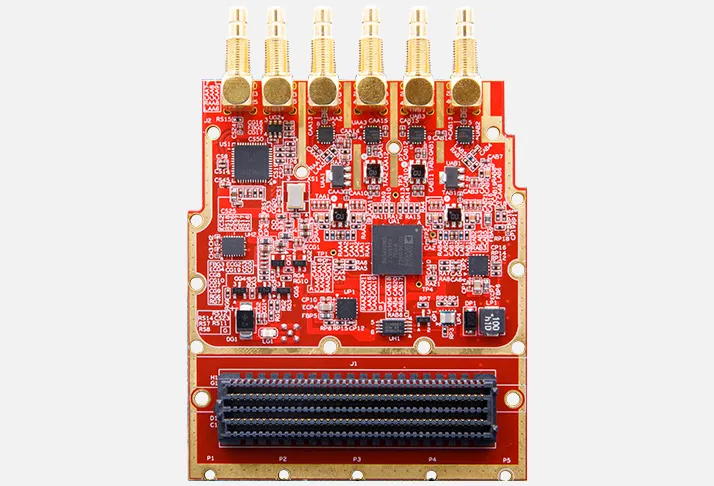 [FL6000_17603] FL6000 12Bit ADC AD9361 Communication RF FMC LPC Card