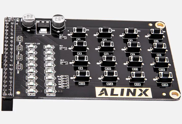 Matrix button and LED expansion module AN0404