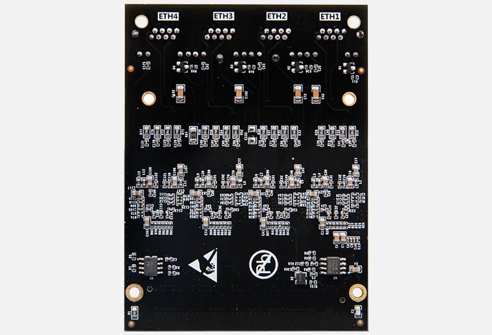 FL9031 4-channel Gigabit Ethernet LPC FMC Card
