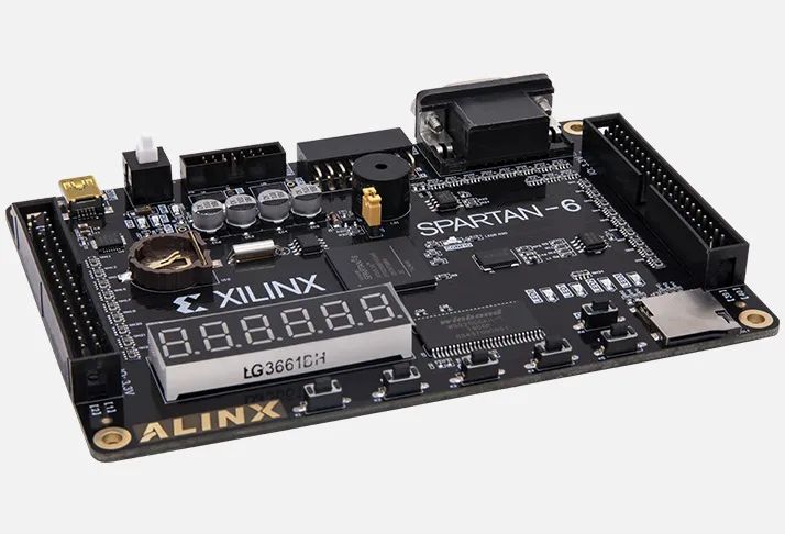 [AX309_17706] AX309 FPGA Dev Board & Kit with AMD Spartan 6 XC6SLX9