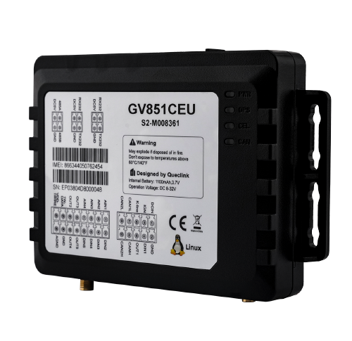 GV851CEU - 4G High Performance Linux-Based Telematics Gateway with Open CAN