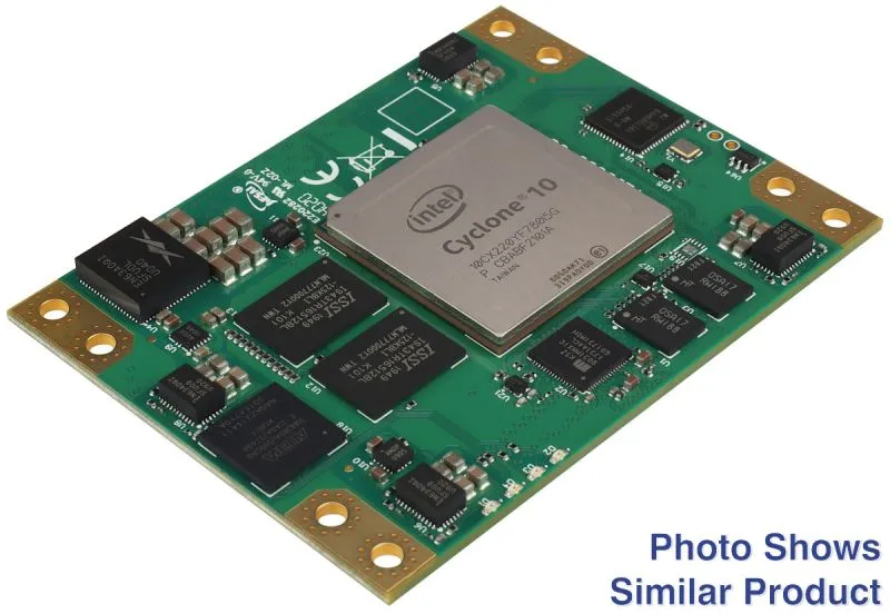 FPGA Module with Intel Cyclone 10 GX 10CX220-I5, 2 GByte DDR3L, 6 x 8 cm (TEI0006-04-API23A) (TEI0006-04-API23A)